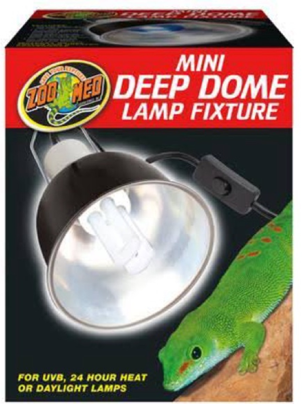 Mini Deep Dome Lamp Fixture - Black